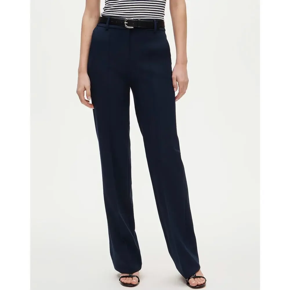 J. Crew Natalia pant in four-season stretch Heather Smoked Graphite NWT size 00P